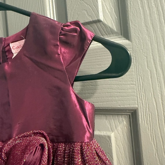 Camilla toddler dress eggplant/purple color has two linings in dress NWOTSize 4T - Picture 4 of 11